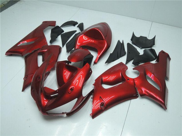 Carenados Moto Kawasaki ZX6R 2005-2006 - Rojo Caramelo Fábrica