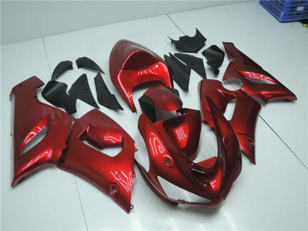 Carenados Moto Kawasaki ZX6R 2005-2006 - Rojo Caramelo Fábrica