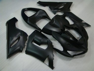 Carenados Moto Kawasaki ZX6R 2005-2006 - Negro Mate Fábrica