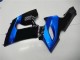 Kits Carenado Moto Kawasaki ZX6R 2005-2006 - Azul Negro Brillante Fábrica