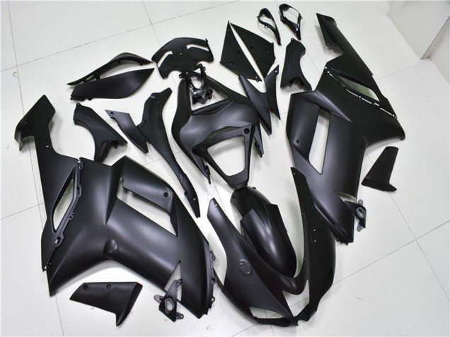 Carenados Moto Kawasaki ZX6R 2007-2008 - Negro Mate Fábrica