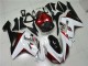Carenados Moto Kawasaki ZX6R 2007-2008 - Blanco Negro Rojo Fábrica