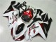 Carenados Moto Kawasaki ZX6R 2007-2008 - Blanco Negro Rojo Fábrica