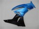 Carenados Moto Kawasaki ZX6R 2009-2012 - Azul Claro Negro Brillante Fábrica