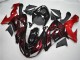 Carenado Moto Kawasaki ZX10R 2006-2007 - Negro Brillante Rojo Llama Fábrica