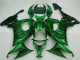 Carenados Moto Kawasaki ZX10R 2008-2010 - Negro Brillante Verde Llama Fábrica