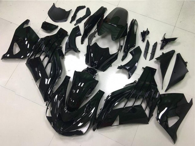 Carenados Moto Kawasaki ZX14R ZZR1400 2012-2024 - Negro Brillante Fábrica