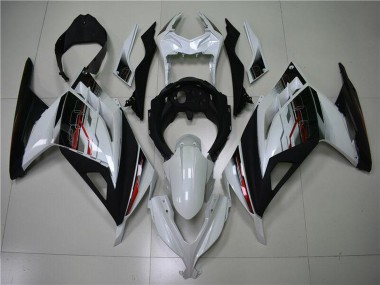 Carenado Moto Kawasaki Ninja 300 EX300R 2013-2024 - Blanco Rojo Negro Fábrica