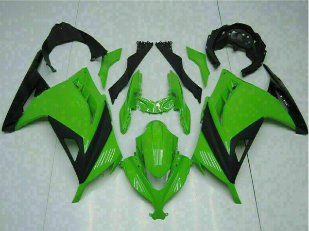 Carenados Moto Kawasaki Ninja 300 EX300R 2013-2024 - Verde Negro Fábrica