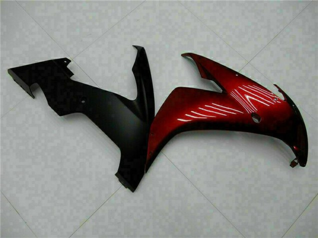 Carenados Moto Yamaha YZF R1 2004-2006 - Rojo Granate Negro Mate Fábrica