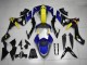 Carenados Moto Yamaha YZF R1 2007-2008 - Azul Amarillo Negro Tiburón Fábrica