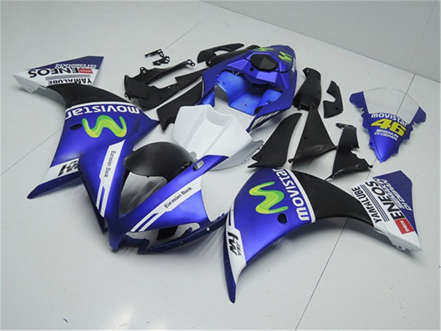 Carenados Moto Yamaha YZF R1 2012-2014 - Azul Blanco Negro Verde MoviStar Yamalube ENEOS Fábrica
