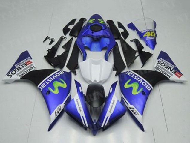 Carenados Moto Yamaha YZF R1 2012-2014 - Azul Blanco Negro Verde MoviStar Yamalube ENEOS Fábrica