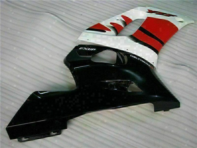 Carenado Moto Yamaha YZF R6 1998-2002 - Blanco Rojo Negro Brillante Fábrica