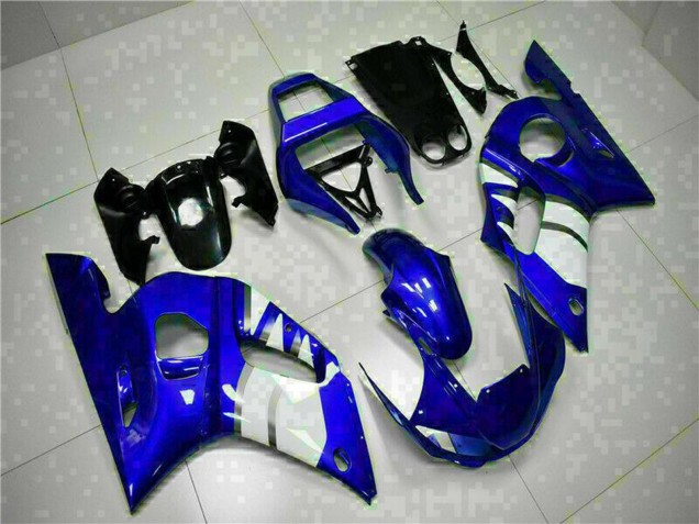 Carenados Moto Yamaha YZF R6 1998-2002 - Azul Blanco Fábrica