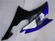 Carenados Moto Yamaha YZF R6 2008-2016 - Blanco Azul Negro Mate Fábrica