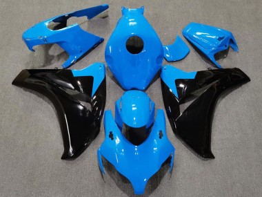 Carenados Moto Honda CBR1000RR 2008-2011 - Bebé Azul Negro Brillante Fábrica