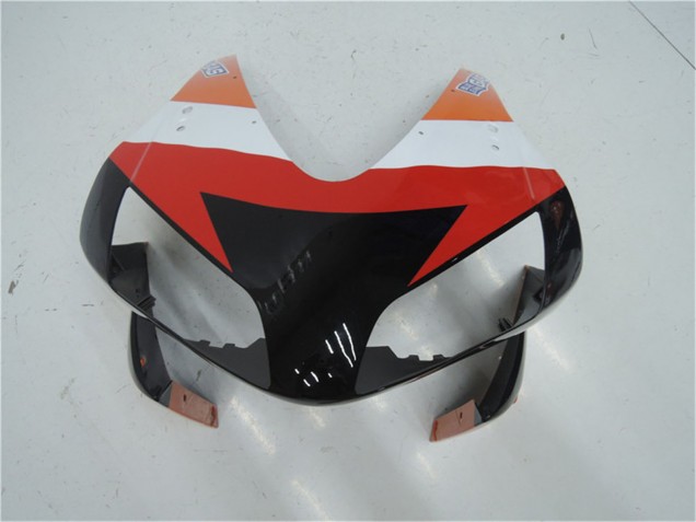 Kits Carenado Moto Honda CBR600RR 2003-2004 - Naranja Blanco Rojo Negro Brillante Repsol Fábrica