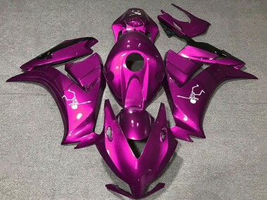 Carenados Moto Honda CBR1000RR 2012-2016 - Rosa Profundo Negro Brillante Fábrica