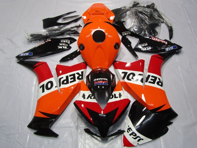 Carenados Moto Honda CBR1000RR 2012-2016 - Naranja Blanco Rojo Negro Brillante Repsol Fábrica