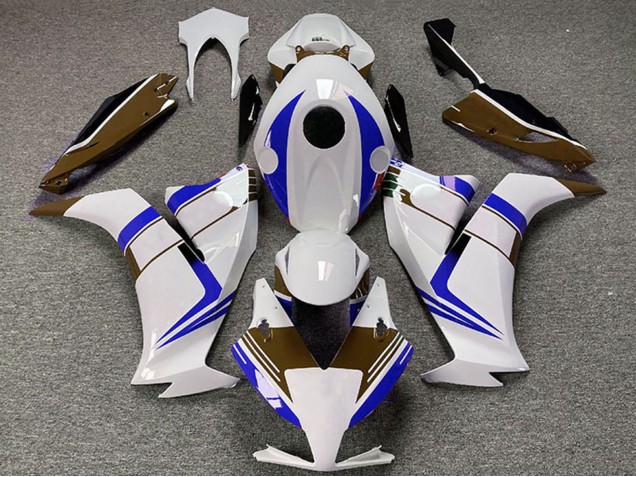 Carenados Moto Honda CBR1000RR 2012-2016 - Blanco Azul Brown Fábrica