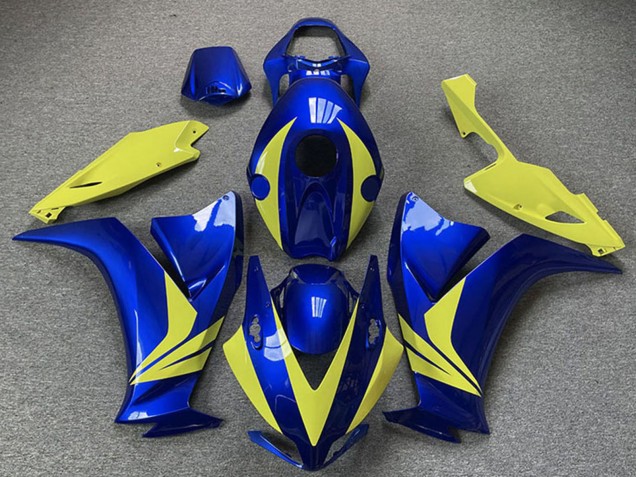 Carenados Moto Honda CBR1000RR 2012-2016 - Azul Alta Visibilidad Amarillo Fábrica