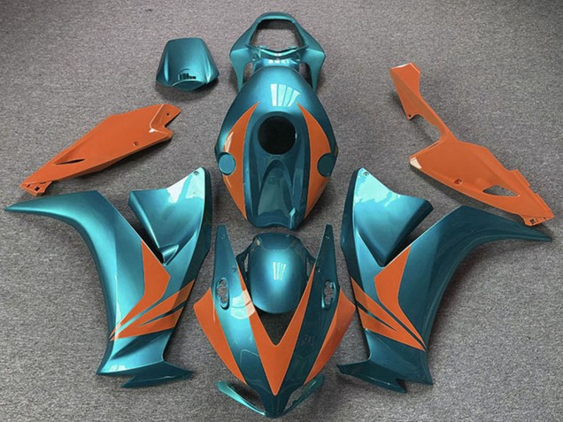 Carenados Moto Honda CBR1000RR 2012-2016 - Cian Azul Naranja Fábrica
