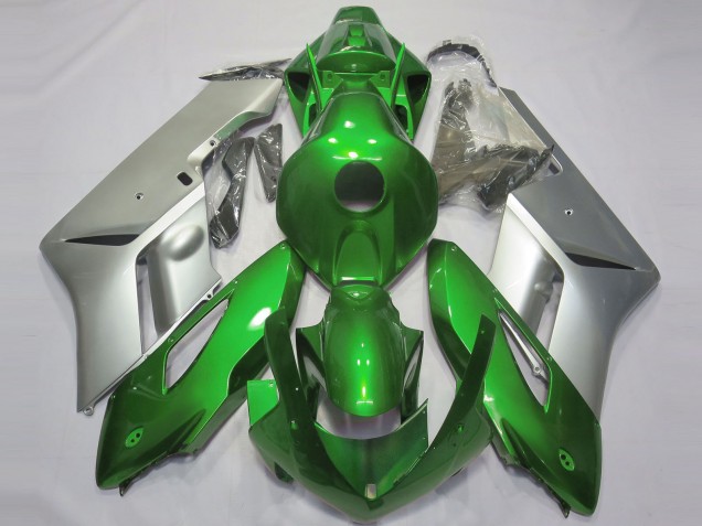 Carenados Moto Honda CBR1000RR 2004-2005 - Plata Verde Fábrica