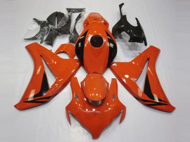 Carenados Moto Honda CBR1000RR 2008-2011 - Naranja Negro Brillante OEM Estilo Fábrica