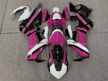Carenados Moto Honda CBR1000RR 2017-2023 - Blanco Rosa Negro Brillante Fábrica