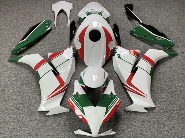 Carenados Moto Honda CBR1000RR 2012-2016 - Blanco Rojo Verde Fábrica