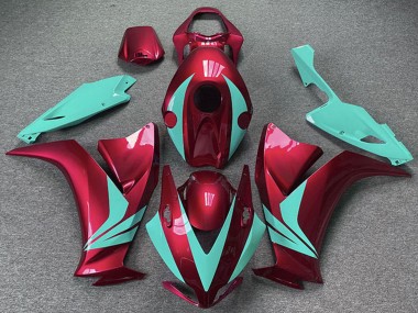 Carenados Moto Honda CBR1000RR 2012-2016 - Rojo Azul Verdoso Fábrica