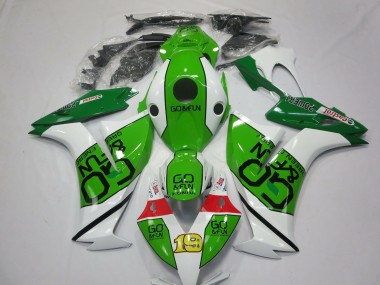 Carenados Moto Honda CBR1000RR 2012-2016 - Blanco Verde Rojo Go Fun Fábrica