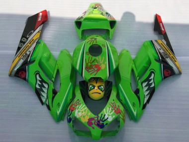 Carenados Moto Honda CBR1000RR 2004-2005 - Verde Amarillo Negro Rojo Tiburón Fábrica