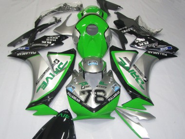 Carenados Moto Honda CBR1000RR 2012-2016 - Plata Verde Negro Brillante Fábrica