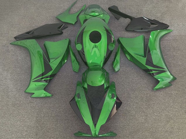 Carenados Moto Honda CBR1000RR 2012-2016 - Verde Negro Brillante Estilo Fábrica