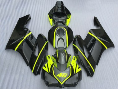Carenados Moto Honda CBR1000RR 2004-2005 - Gris Negro Alta Visibilidad Amarillo Motul 46 Fábrica