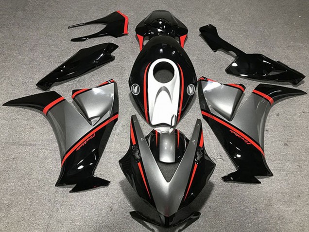 Carenados Moto Honda CBR1000RR 2012-2016 - Gunmetal Gris Negro Brillante Rojo Fábrica