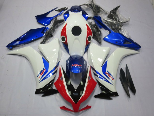 Carenados Moto Honda CBR1000RR 2012-2016 - Blanco Azul Rojo HRC Fábrica