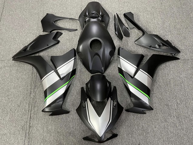 Carenados Moto Honda CBR1000RR 2012-2016 - Plata Verde Negro Mate Fábrica