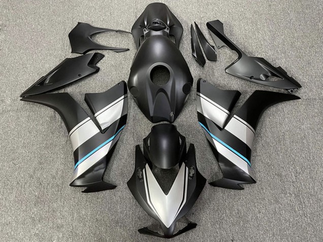 Carenados Moto Honda CBR1000RR 2012-2016 - Plata Azul Claro Negro Mate Fábrica
