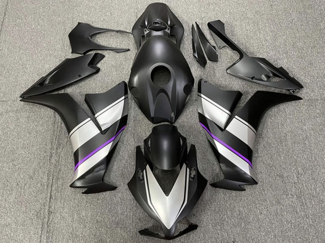 Carenados Moto Honda CBR1000RR 2012-2016 - Plata Púrpura Negro Mate Fábrica