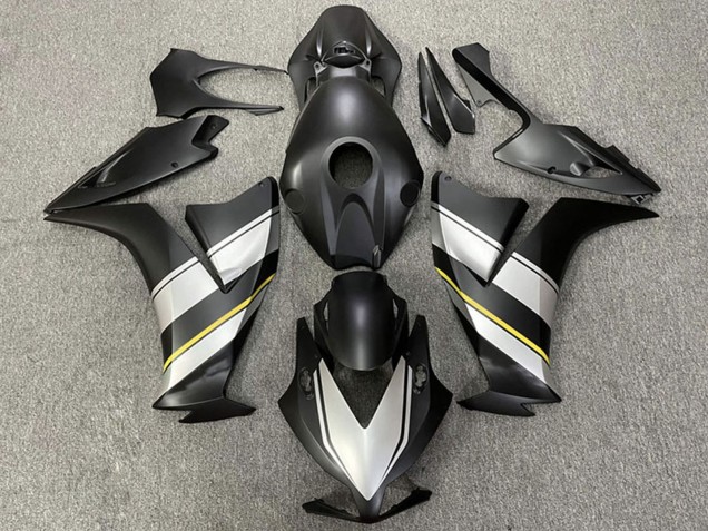 Carenados Moto Honda CBR1000RR 2012-2016 - Plata Amarillo Negro Mate Fábrica