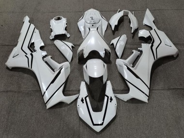 Carenados Moto Honda CBR1000RR 2017-2023 - Blanco Perla Negro Línea Fábrica