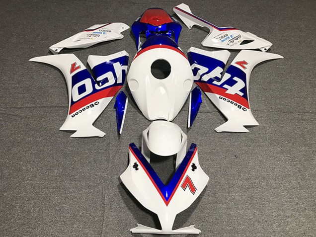 Carenados Moto Honda CBR1000RR 2012-2016 - Blanco Rojo Azul Tyco Fábrica