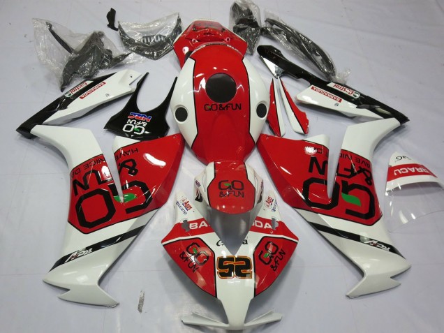 Carenados Moto Honda CBR1000RR 2012-2016 - Blanco Rojo Go&Fun Fábrica
