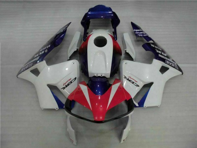 Carenado Moto Honda CBR600RR 2003-2004 - Blanco Rojo Azul Fábrica