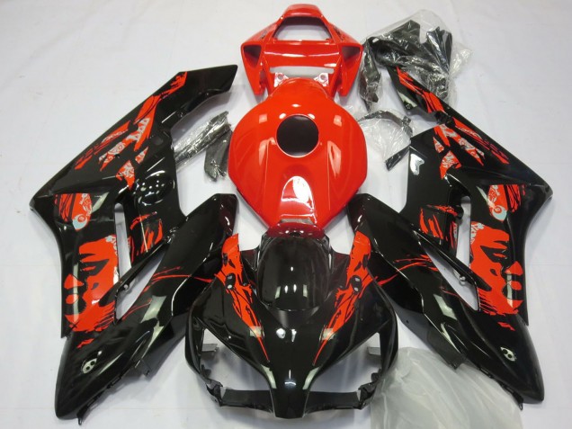 Carenados Moto Honda CBR1000RR 2004-2005 - Rojo Negro Brillante Le Mis Fábrica