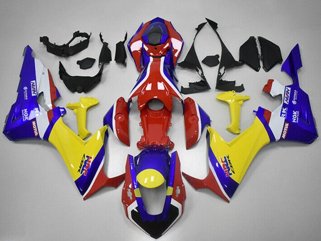 Carenados Moto Honda CBR1000RR 2017-2023 - Blanco Rojo Azul Amarillo HRC Fábrica