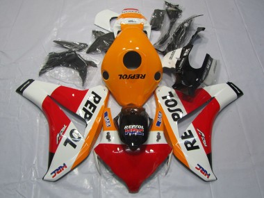 Carenados Moto Honda CBR1000RR 2008-2011 - Naranja Blanco Rojo Negro Brillante Repsol HRC Fábrica